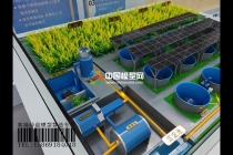 數字養殖沙盤模型，稻魚共生模式打造數字漁業樣板